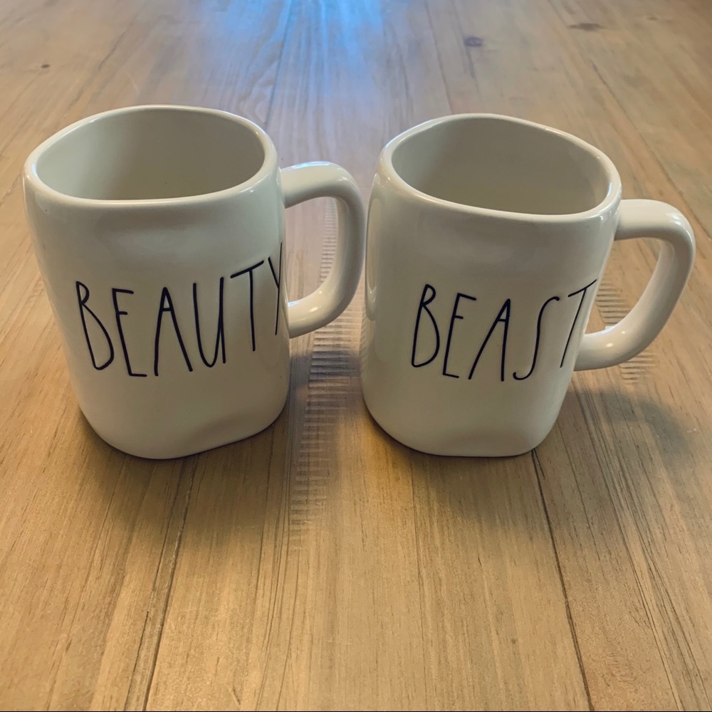 Rae Dunn Mugs Beauty and the Beast Valentine’s Day Gift Set